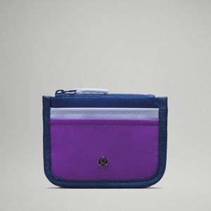 Lululemon True Identity Card Case, Pitch Blue/Blue Linen/Atomic Purple NWT